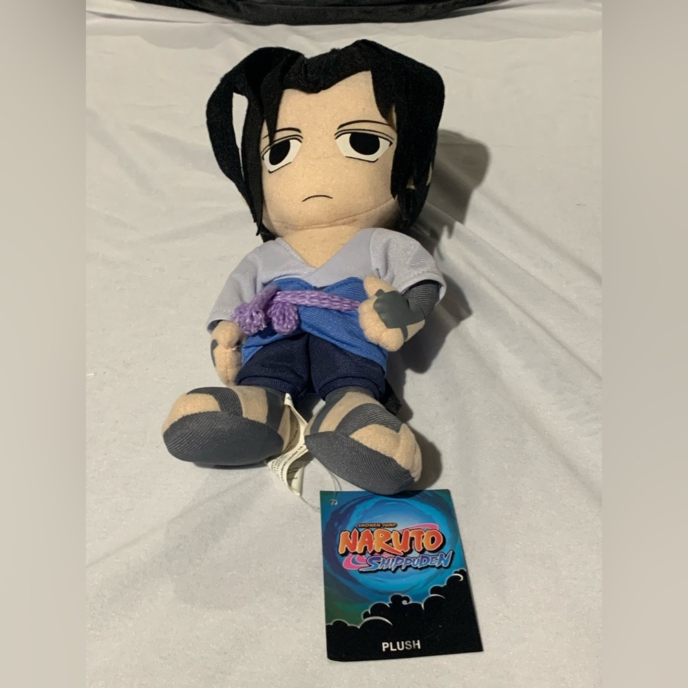 Sasuke Naruto Shonen Jump Shippuden Plush 2002 NWT
